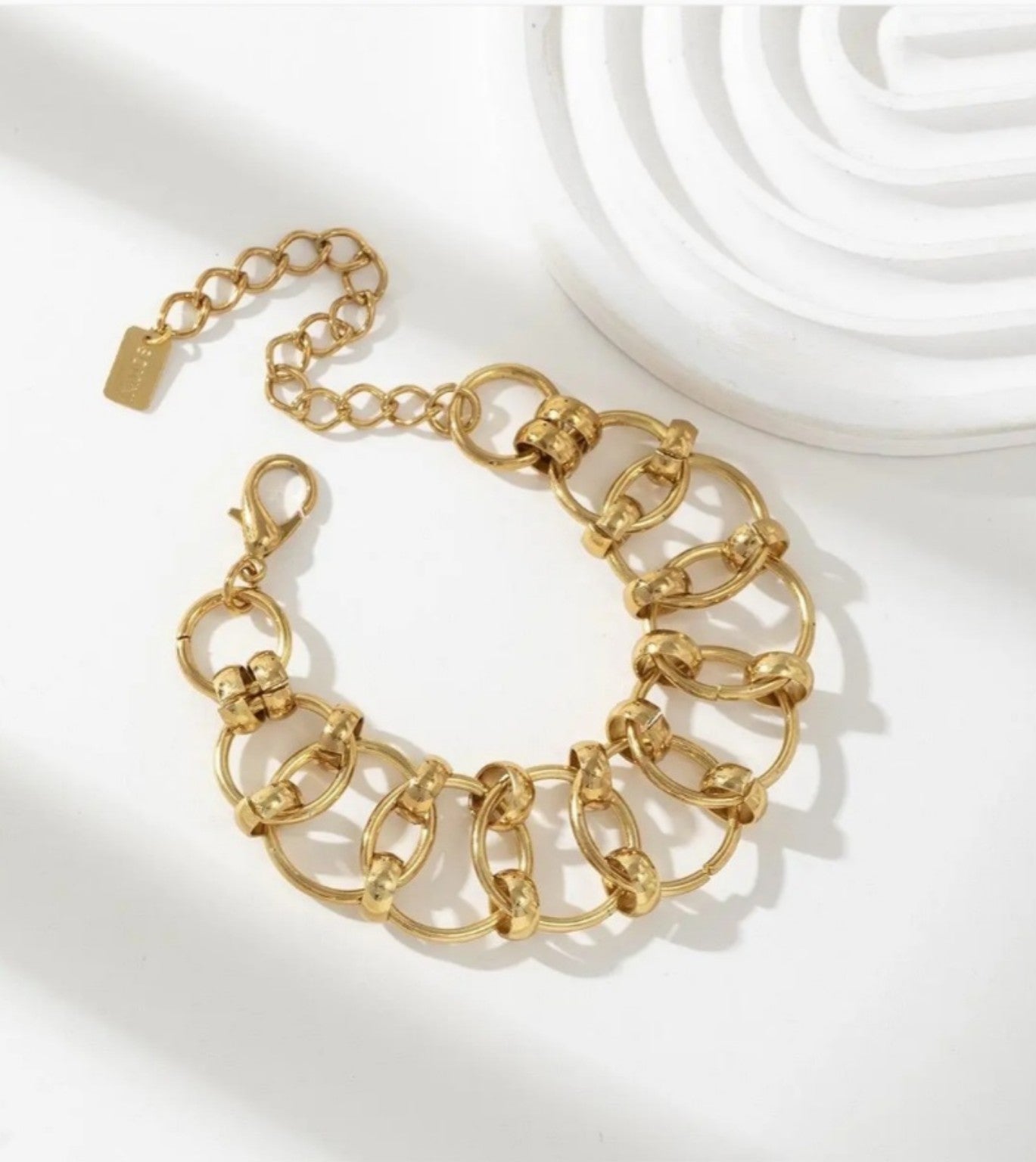 Bracelet maillons ovales