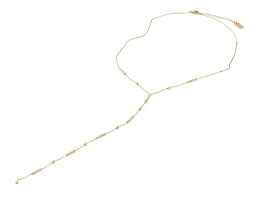 Collier Y barres élégantes