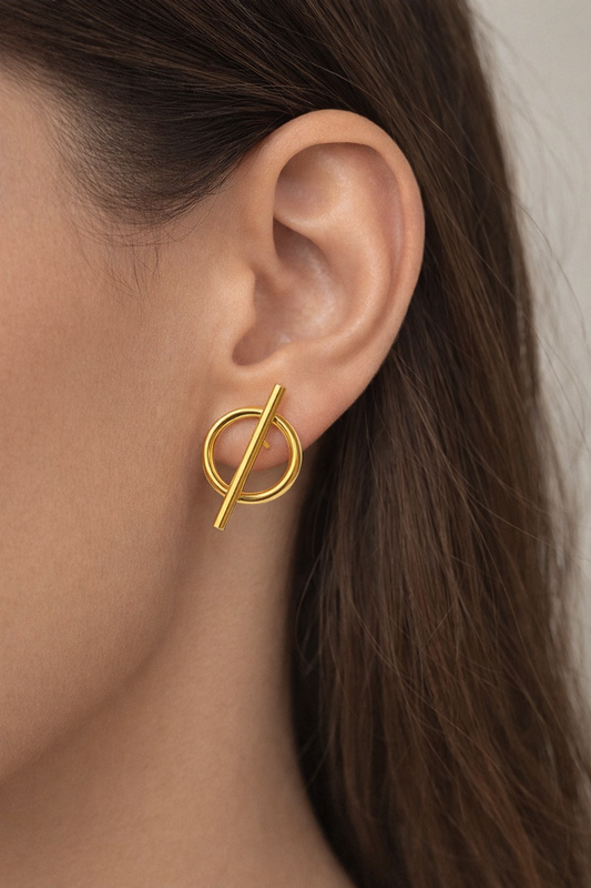 Boucles d’oreilles barre - Linea