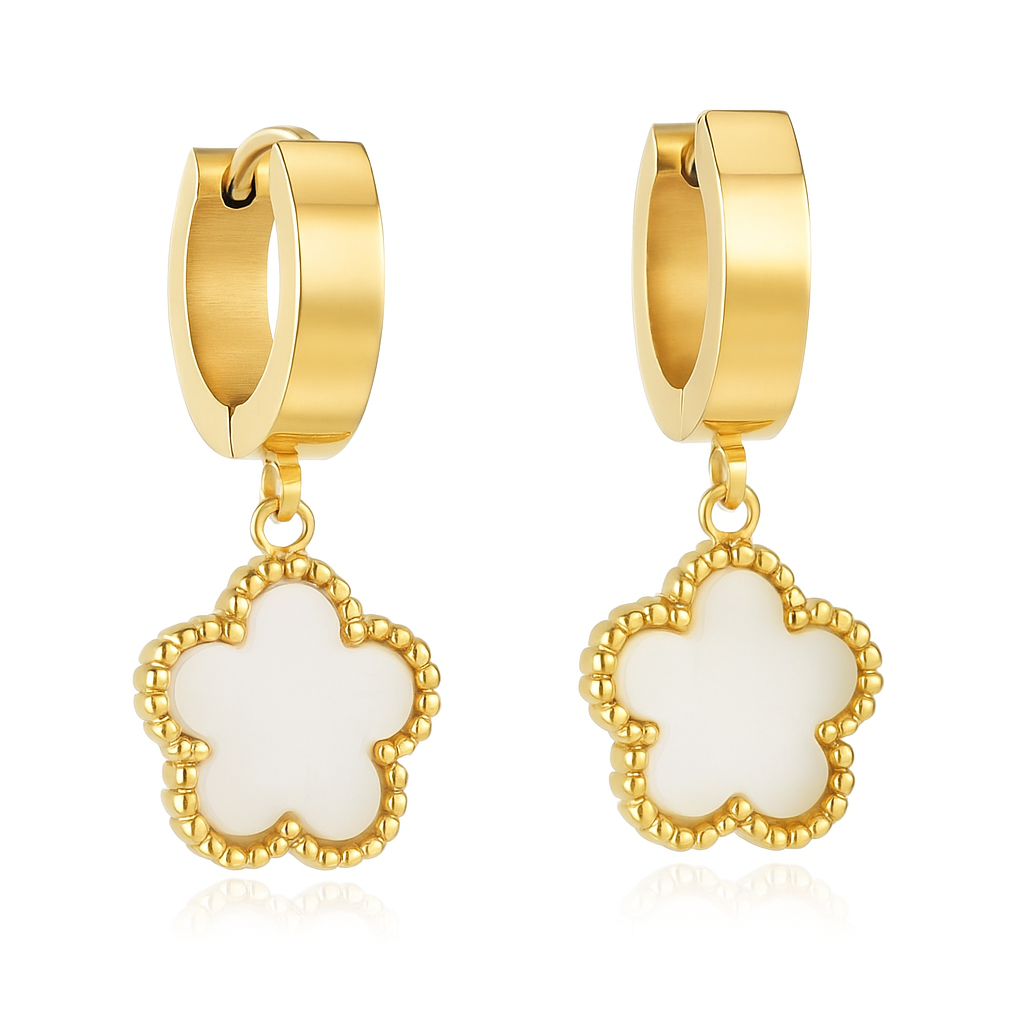 Boucles d’oreilles Alba nacré