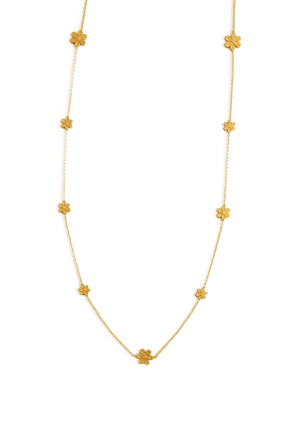Collier Sautoir Golden Blossom