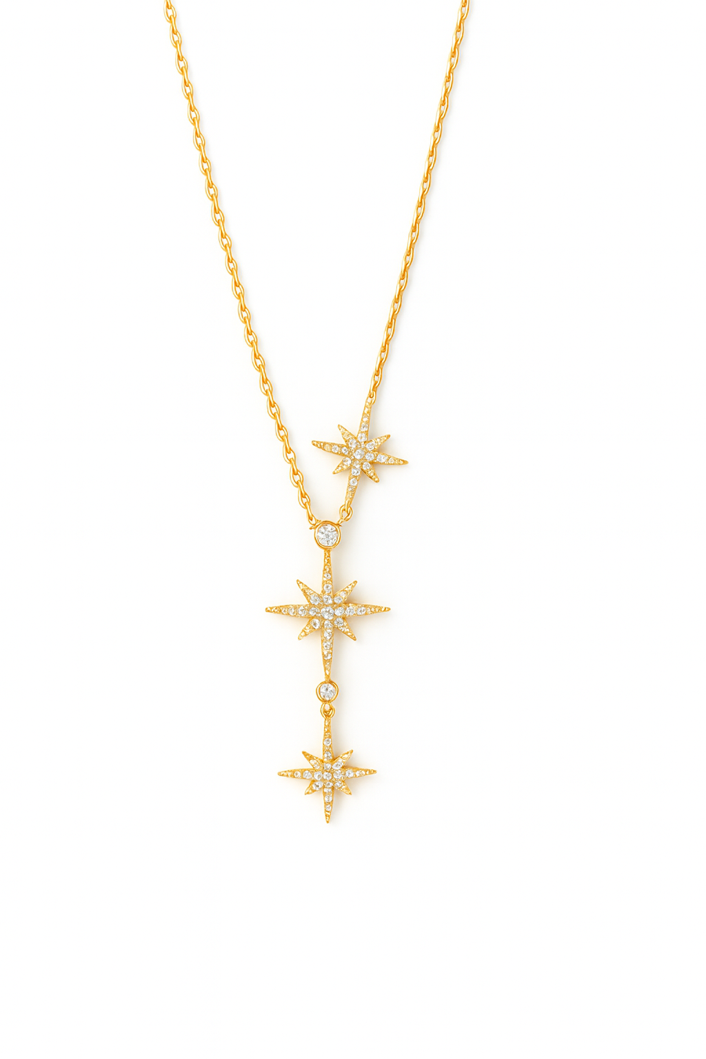 Collier Y Étoile Dorée