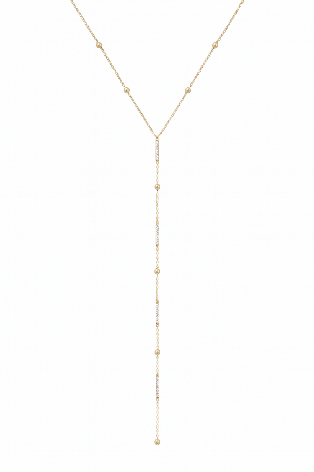 Collier Y barres élégantes