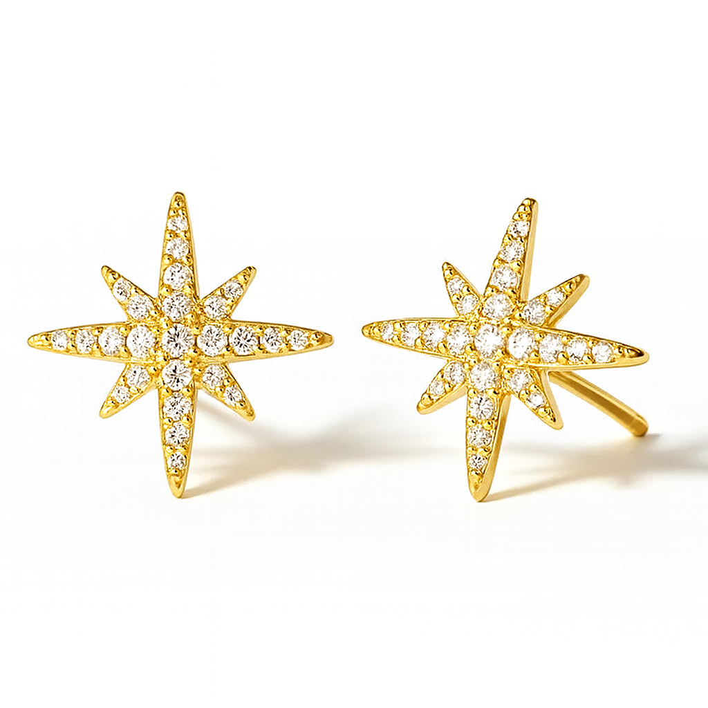 Boucles d’oreilles Étoile