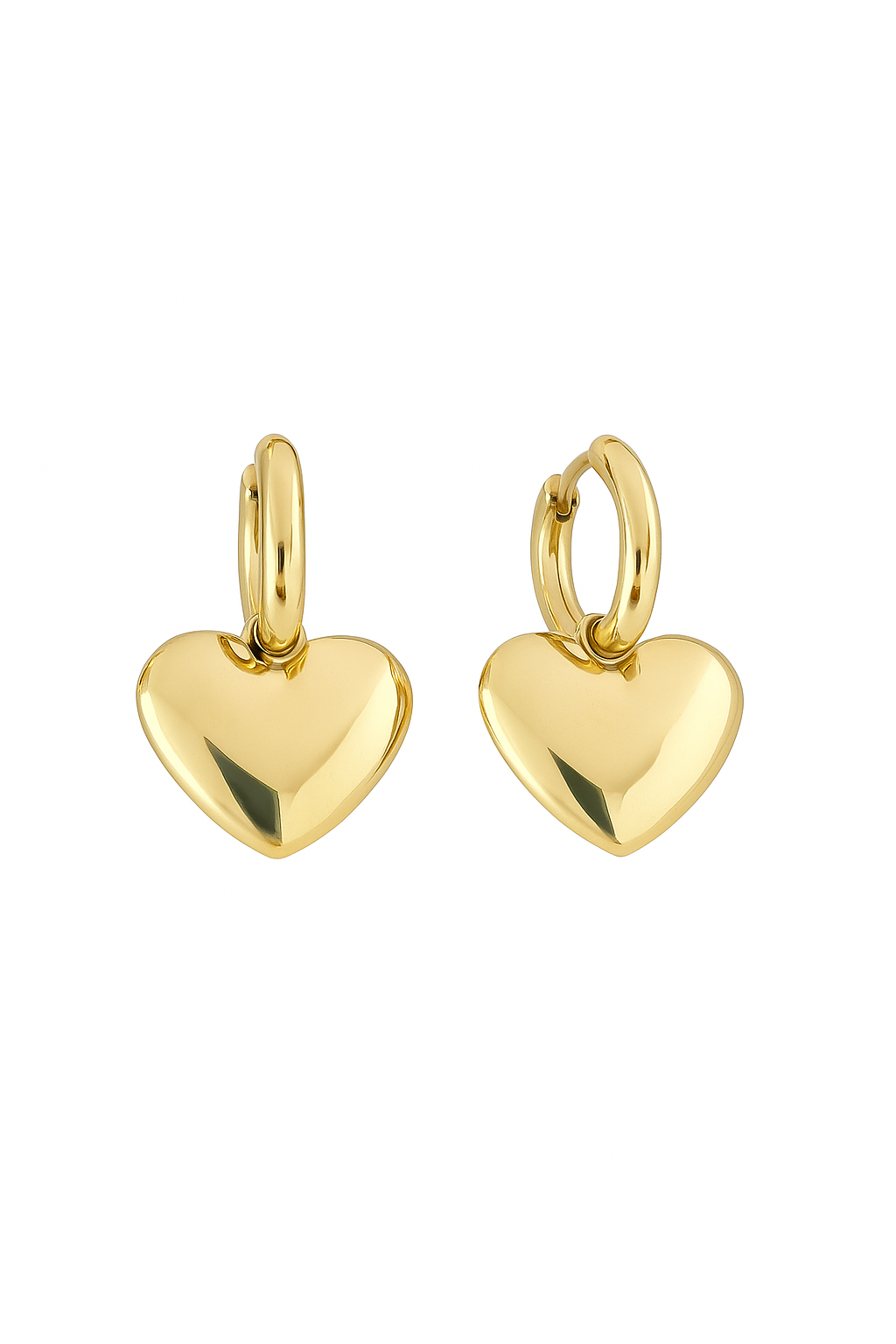 Boucles d’oreilles pendantes Cœur