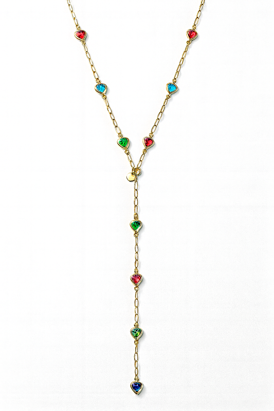 Collier Y Cœurs Voyageurs