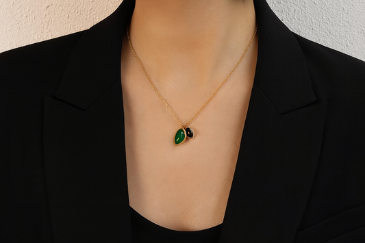 Collier Dualité Précieuse