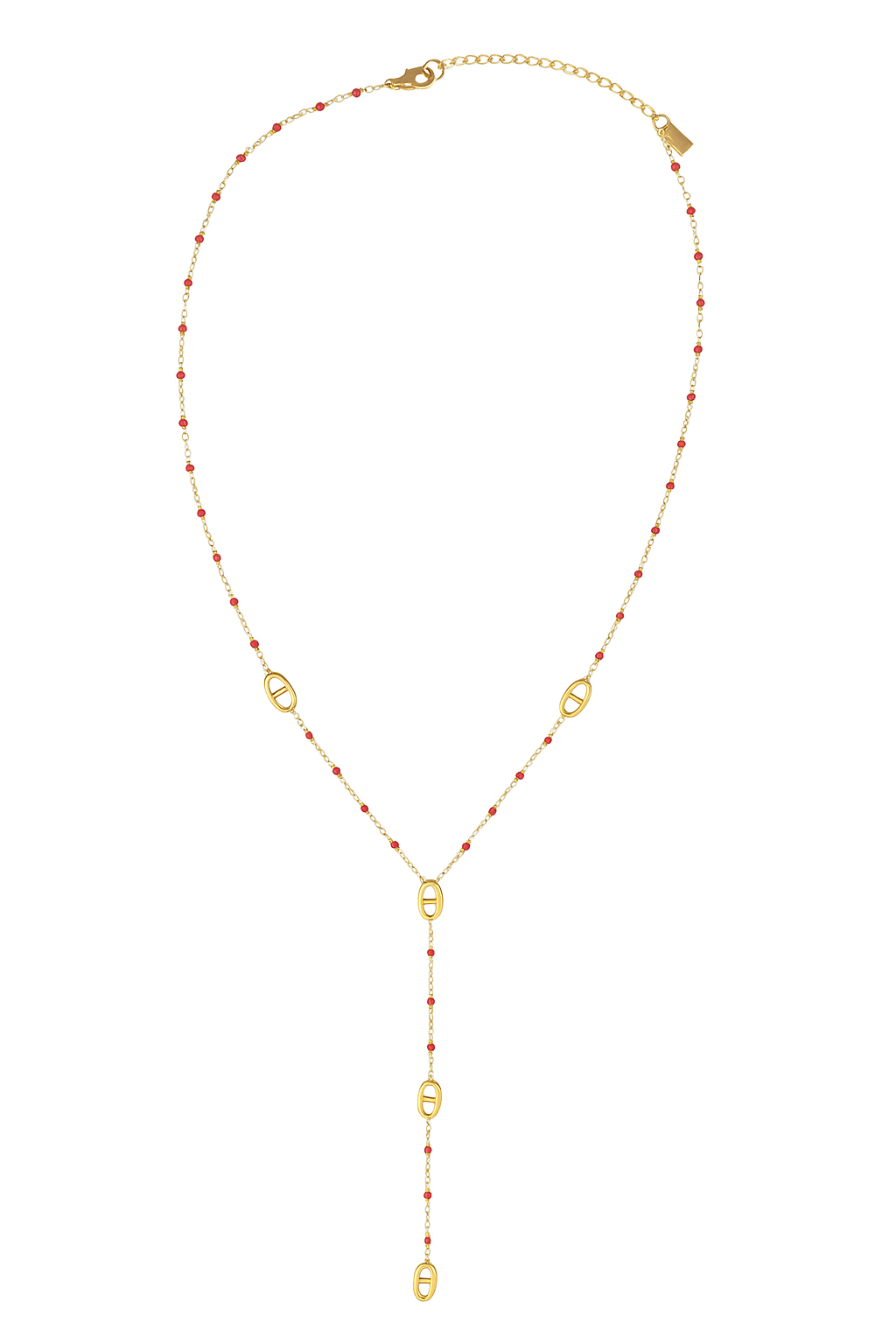 Collier Y Shella Rouge