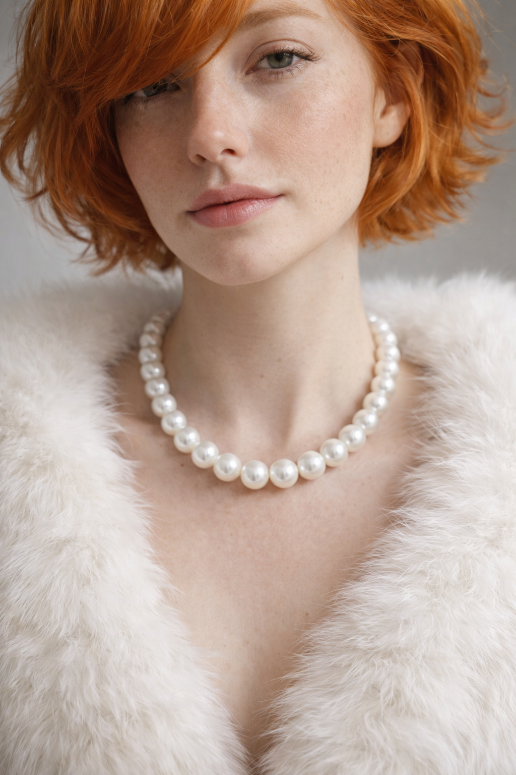 Elegante gargantilla de perlas
