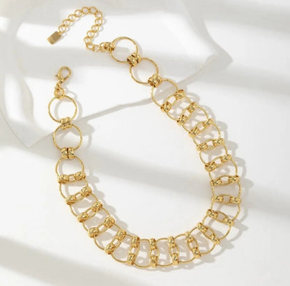 Collier Choker maillons ovales