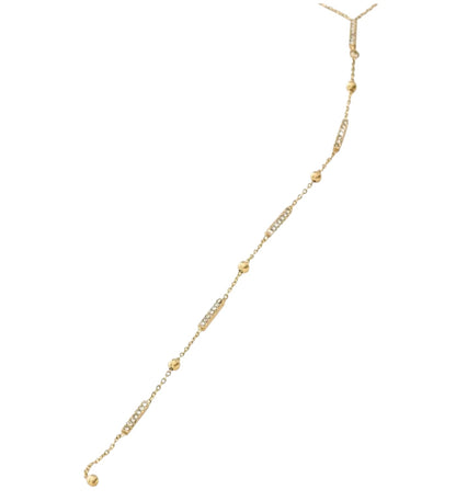 Elegante collar en forma de Y