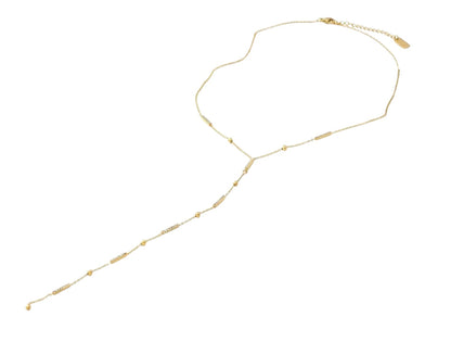 Elegante collar en forma de Y