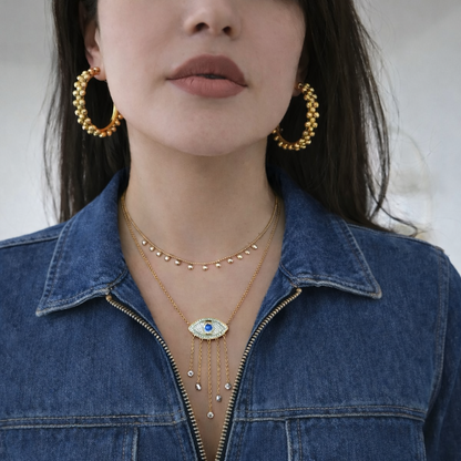 Pendientes de aro dorados Bella