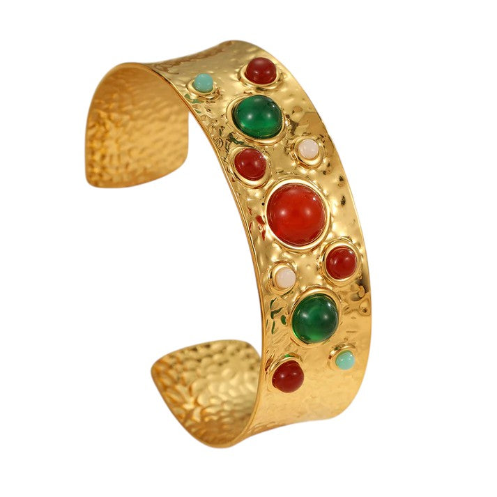 Pulsera gruesa y colorida