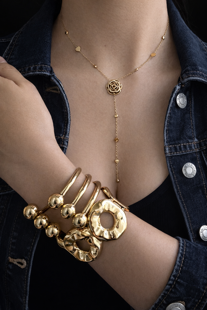 Pulsera Aria con eslabones esculpidos