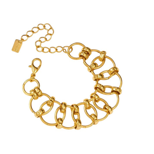 pulsera de eslabones ovalados