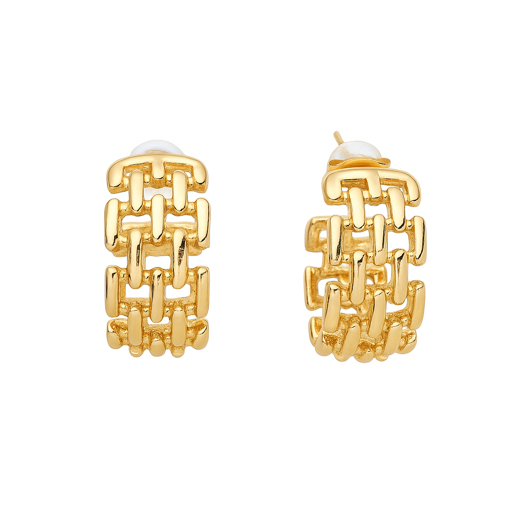 Boucles d’oreilles Cubic Chain
