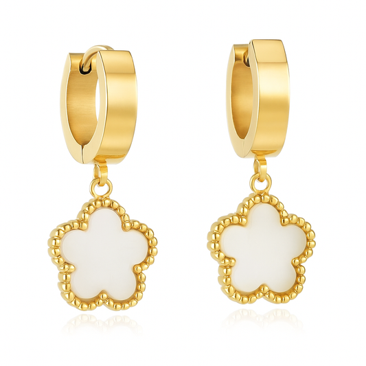 Boucles d’oreilles Alba nacré