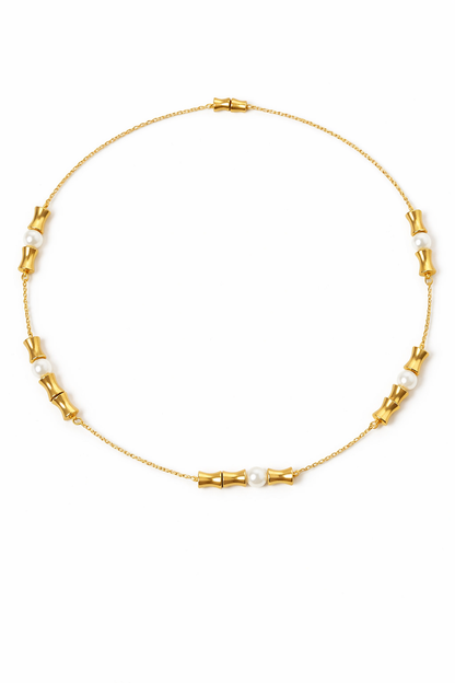 Gargantilla de perlas de lujo