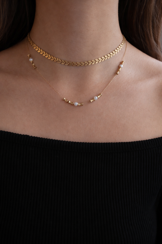 Gargantilla de perlas de lujo