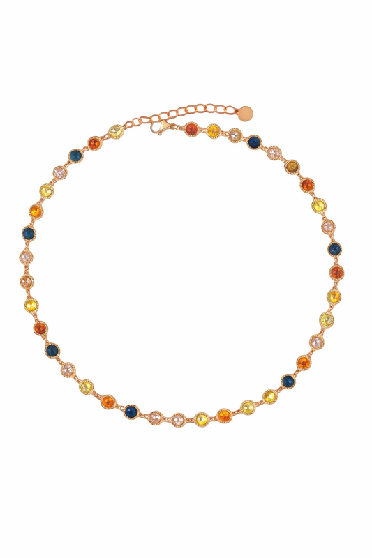 Collier Choker Sunset Glow