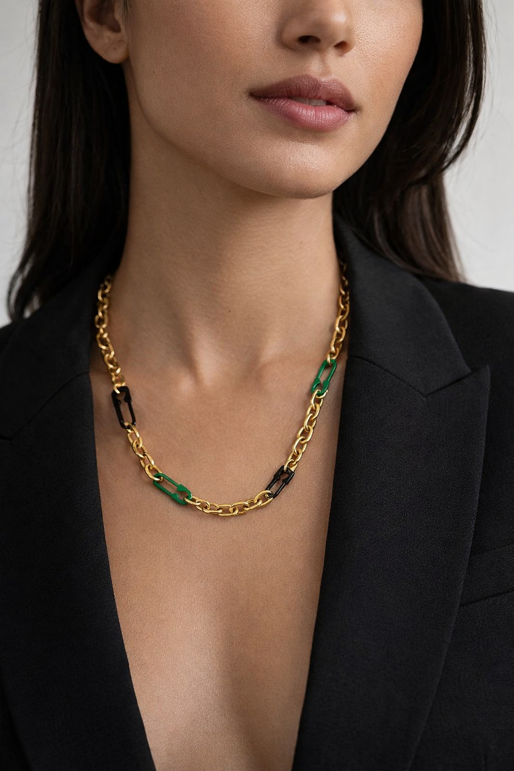 Collier Choker maillons Éclat Urbain
