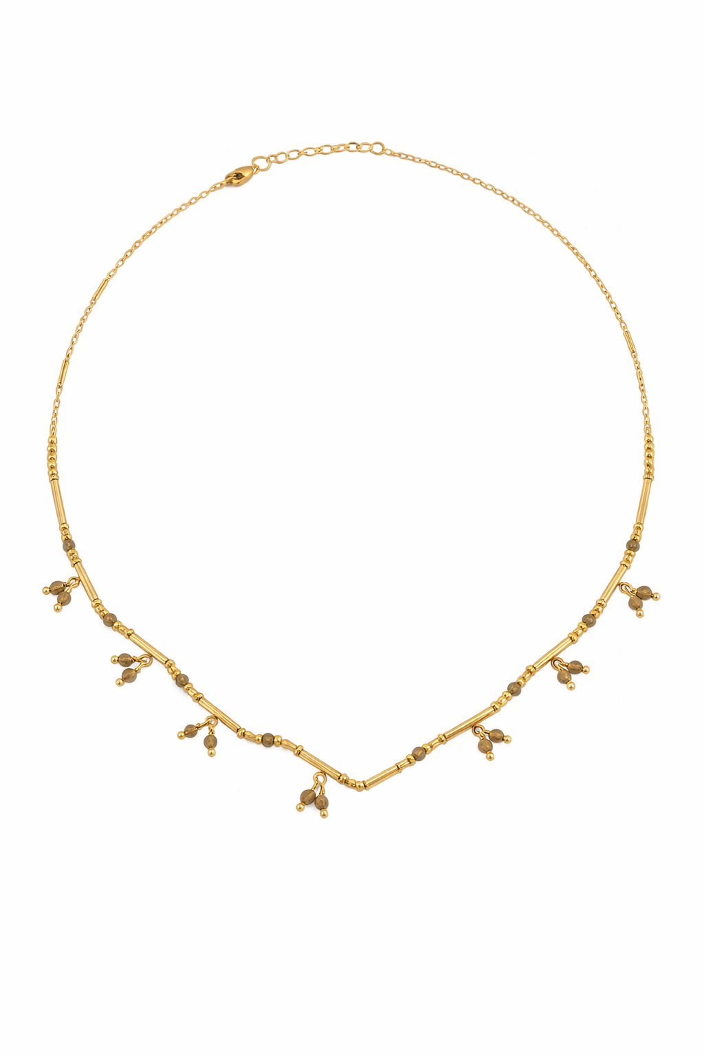 Collar de cuentas hecho a mano