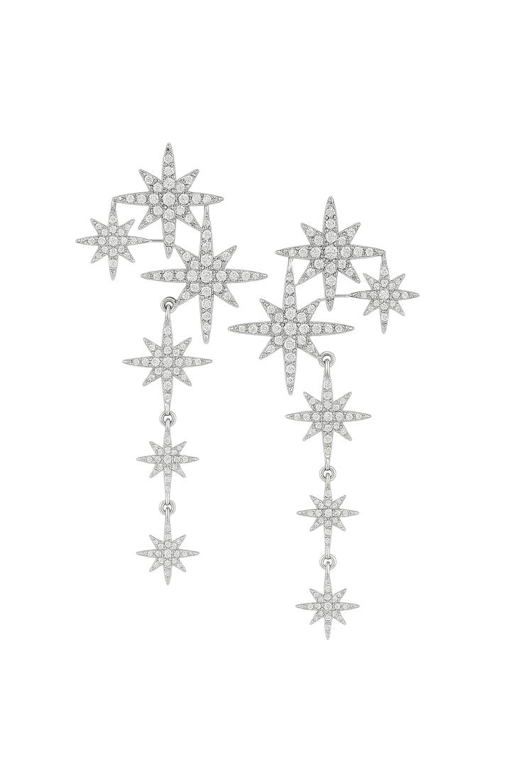 Pendientes con brillo estelar