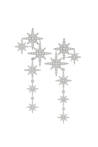 Pendientes con brillo estelar