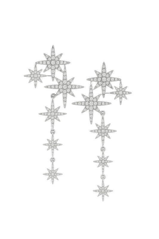 Pendientes con brillo estelar