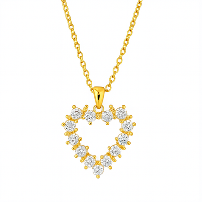 Collier Cœur Cristal