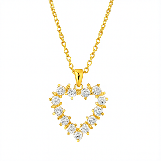 Collier Cœur Cristal