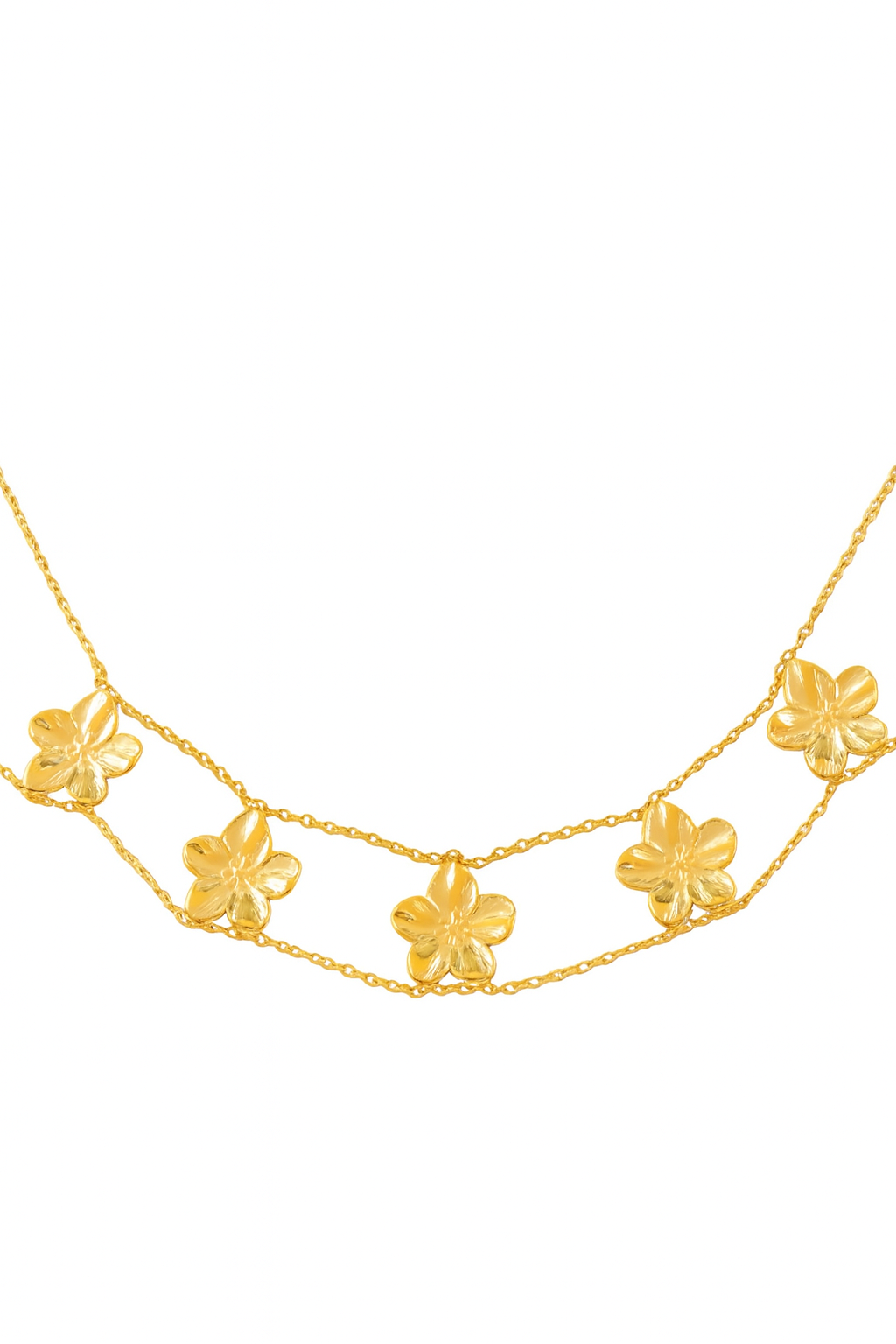 Collier ras-du-cou Fleur d’Or