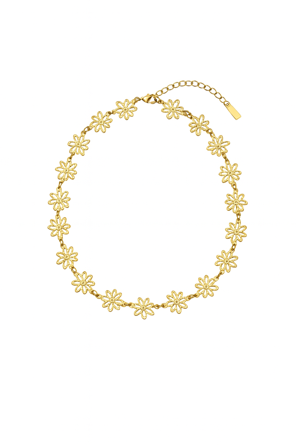 Collier Choker Fleur Creuse