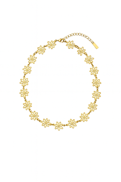 Collier Choker Fleur Creuse