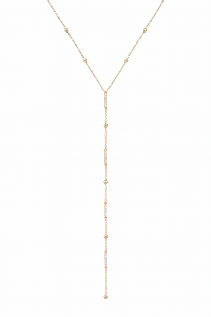 Collier Y barres élégantes