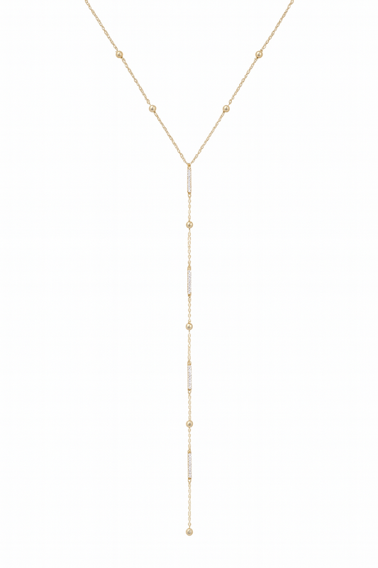 Collier Y barres élégantes