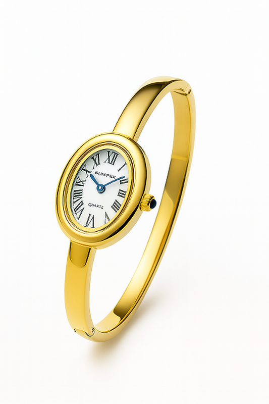 Montre Bracelet Goutte Dorée