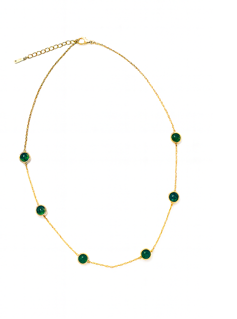 Collier Choker Éclat d’Émeraude