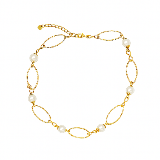Collier Choker Infinity Perles