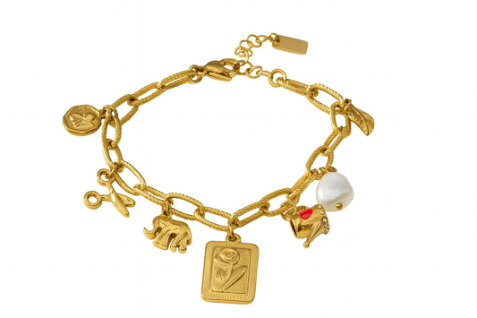 Bracelet Charms Doré Muses d’Or
