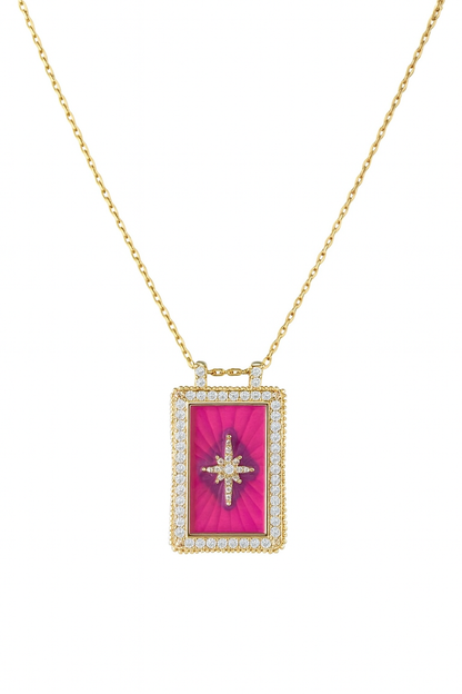 Collier Stella Fuchsia
