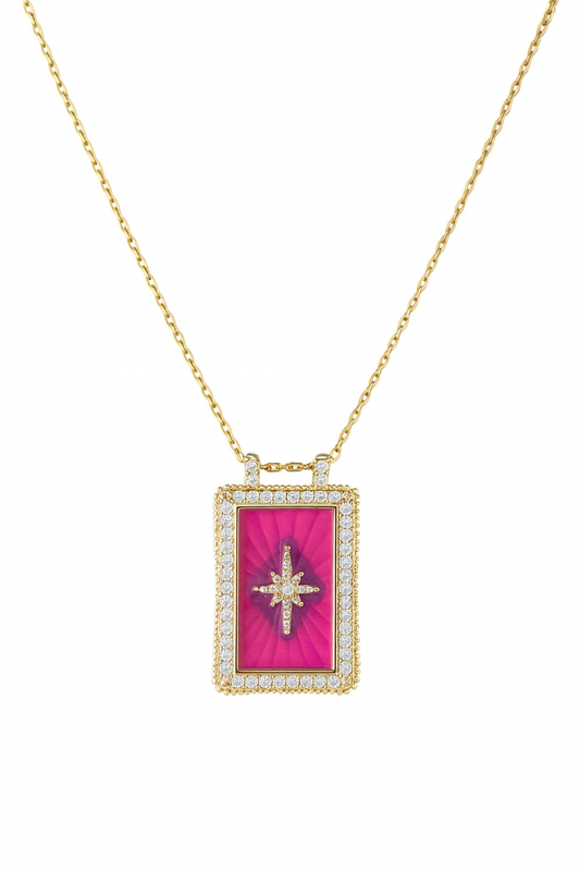 Collier Stella Fuchsia