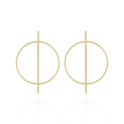 Boucles d’oreilles créole barrette