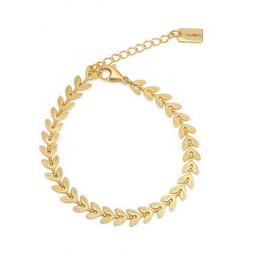 Bracelet feuille d’olivier
