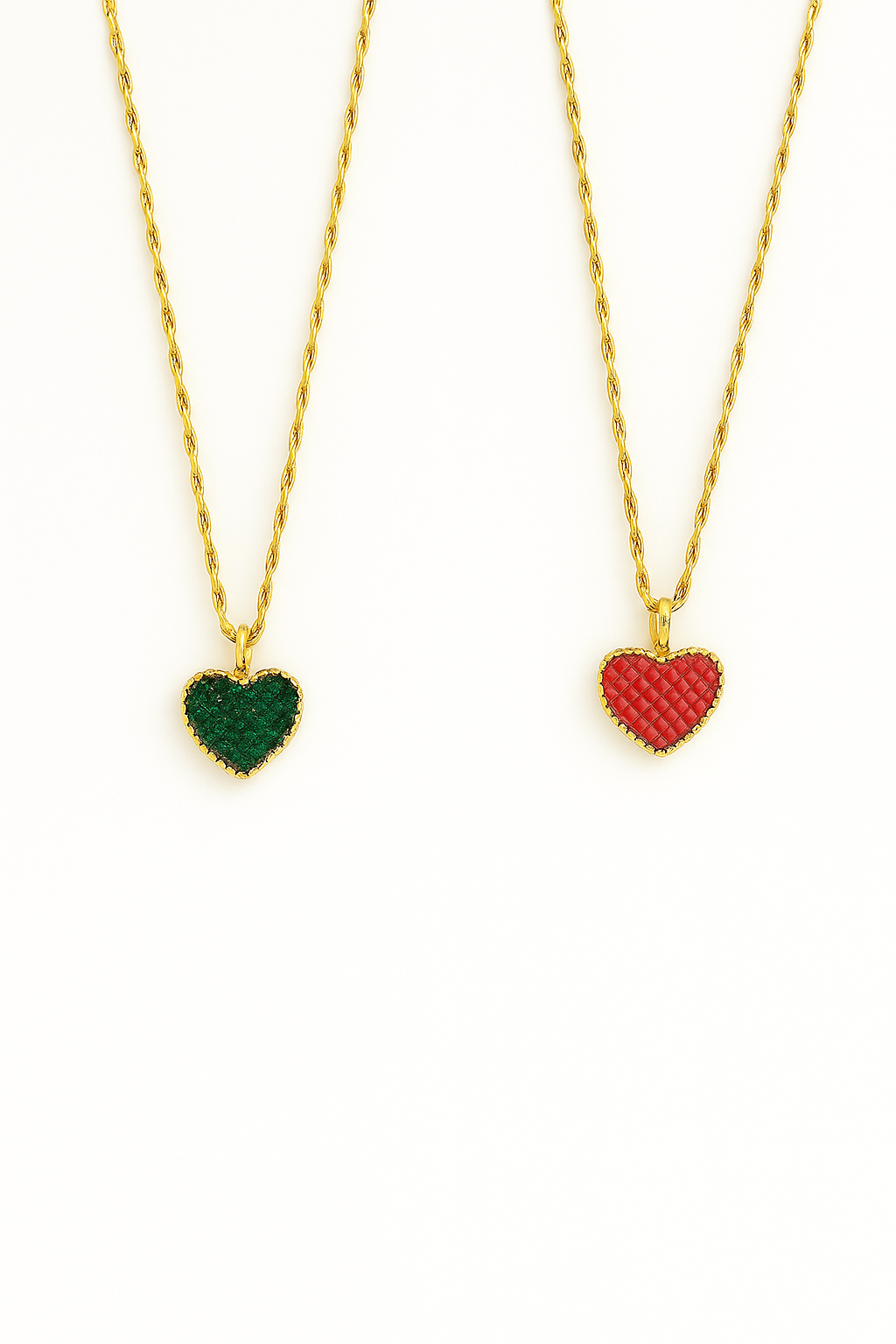 Collier Double Face Love