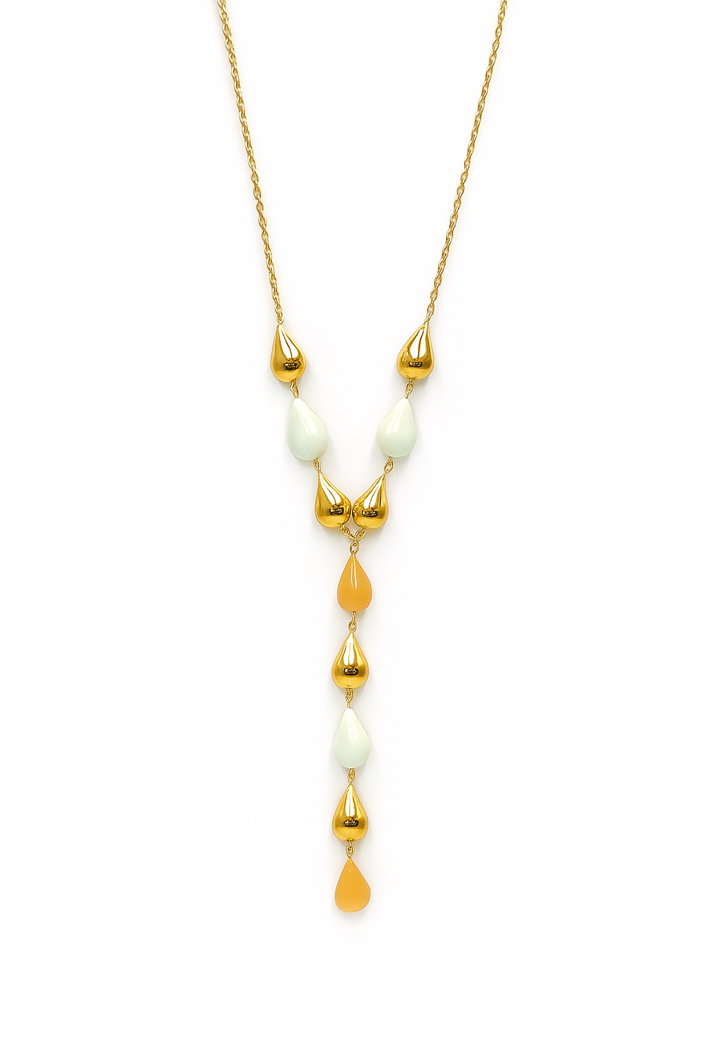 Collier Y Gouttes Élégantes