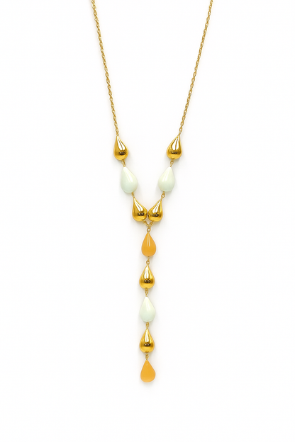 Collier Y Gouttes Élégantes