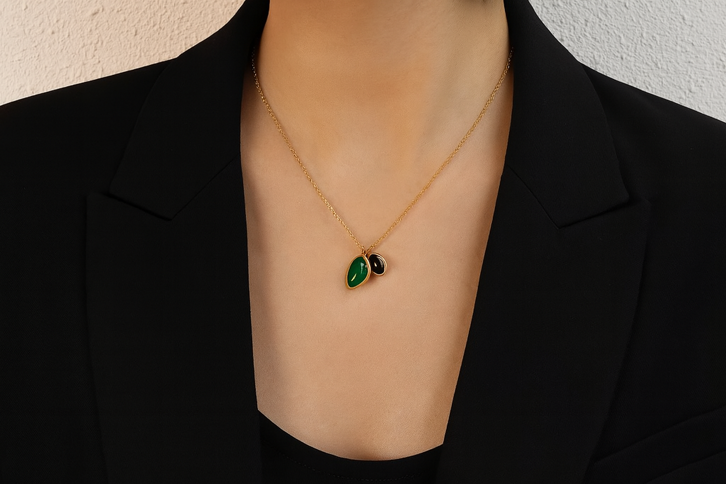 Collier Dualité Précieuse