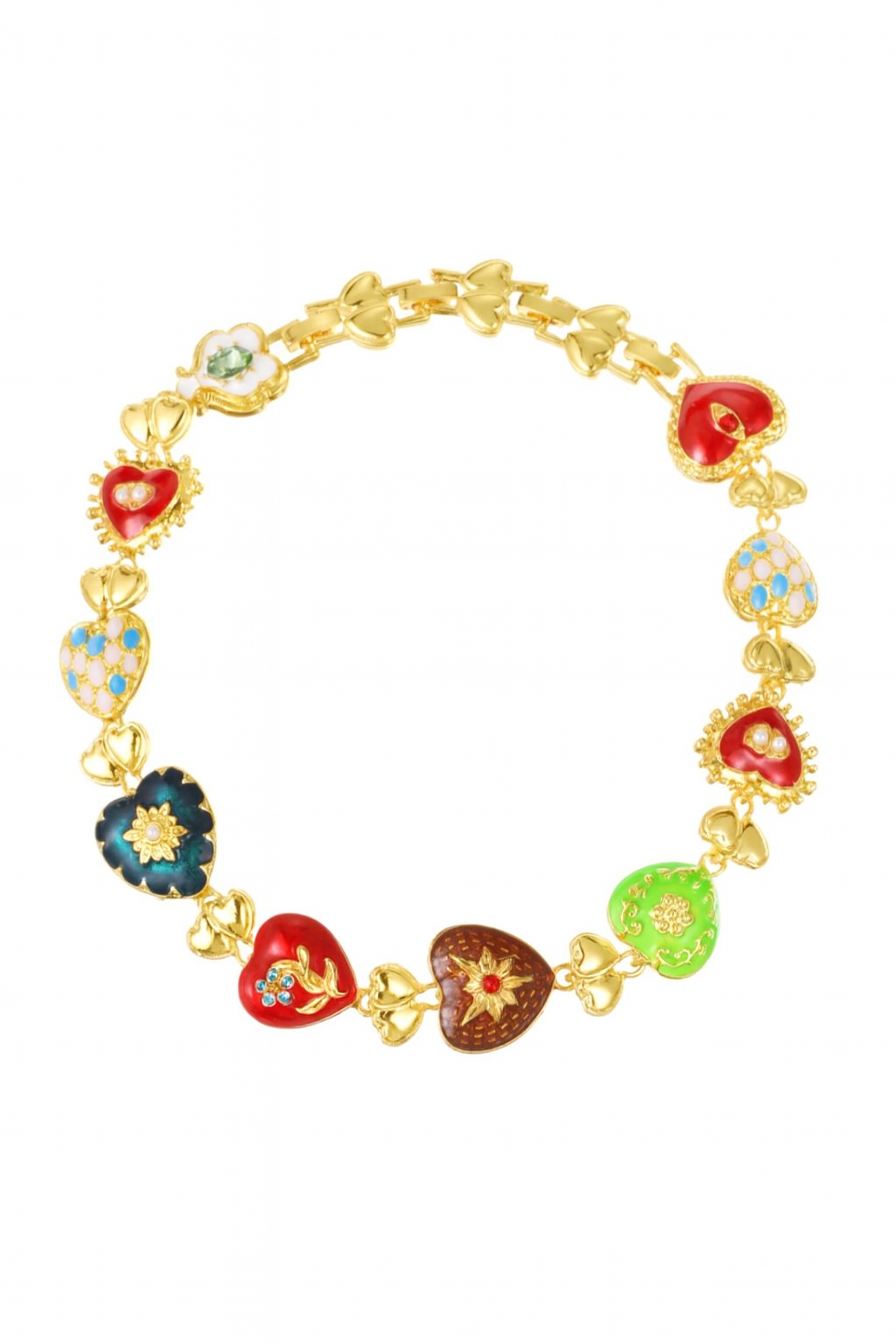 Collier ras-du-cou des Cœurs Sacrés